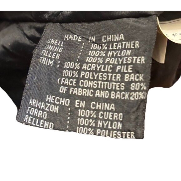 Colebrook & Co Women’s Black Suede Belted Jacket w Faux Fur‎ Collar, Sz M - Picture 7 of 7